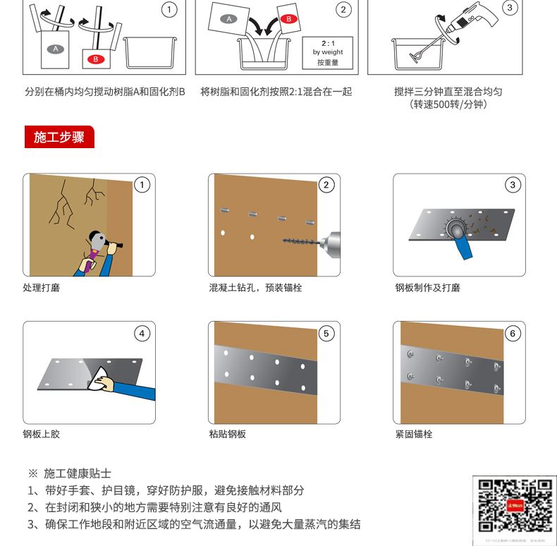 包钢阜平粘钢加固施工过程